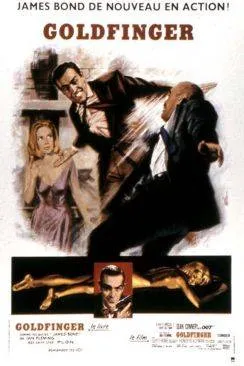 poster film Goldfinger - James Bond