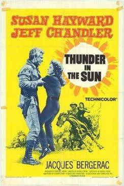 poster film Caravane vers le soleil (Thunder in the Sun)