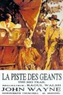 poster film La Piste des geants (The Big Trail)