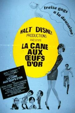 poster film La Cane aux oeufs d'or (The Million Dollar Duck)