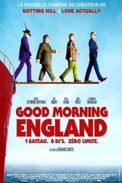 poster film Good Morning England (The Boat That Rocked)