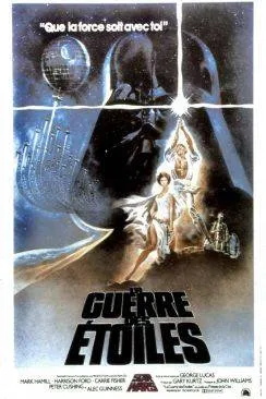 poster film Star Wars : Episode IV - Un nouvel espoir (La Guerre des étoiles)