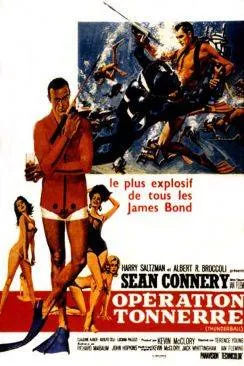 poster film Opération Tonnerre - James Bond (Thunderball)