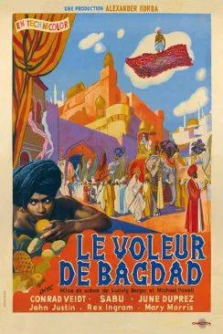 poster film Le Voleur de Bagdad (The Thief of Bagdad)