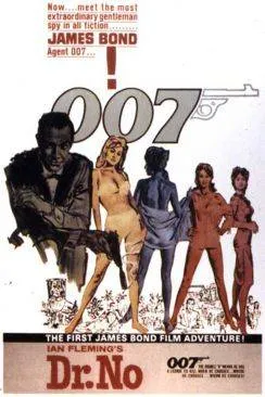 poster film James Bond 007 contre Dr. No (Dr. No)