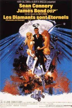 poster film Les Diamants sont éternels - James Bond (Diamonds Are Forever)
