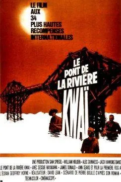 poster film Le Pont de la riviaprèsre Kwai (The Bridge on the River Kwai)