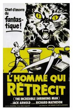 poster film L'Homme qui rétrécit (The Incredible Shrinking Man)