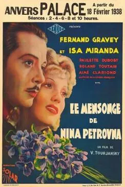 poster film Le Mensonge de Nina Petrovna