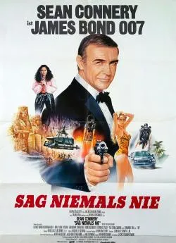 poster Jamais plus jamais - James Bond