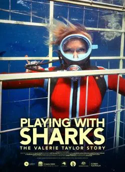 poster film Playing with Sharks - The Valerie Taylor Story