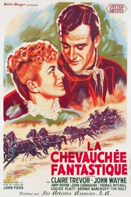 poster film La Chevauchée fantastique (Stagecoach)