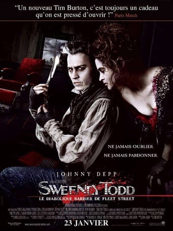 poster film Sweeney Todd : Le Diabolique Barbier de Fleet Street