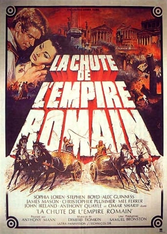 poster film La Chute de l'Empire romain